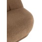Pouf en Textile Marron 78x88x72cm Pouf en Textile Marron 78x88x72cm
