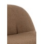 Pouf en Textile Marron 78x88x72cm Pouf en Textile Marron 78x88x72cm