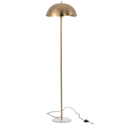 Lampada alta in metallo dorato 30x30x150 cm