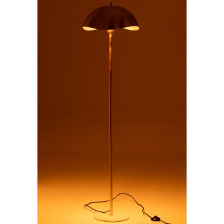 Lampada alta in metallo dorato 30x30x150 cm