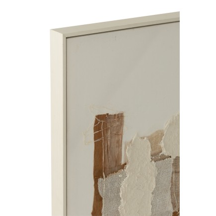 Pittura su tela beige 93x123 cm