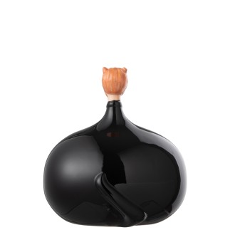 Figurine les chartistes en poterie multicolore 20x15.5x22 cm