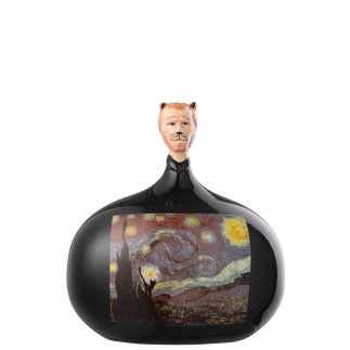 Figurine les chartistes en poterie multicolore 20x15.5x22 cm