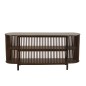 Consolle a 2 livelli in legno marrone 160x38x75 cm Consolle a 2 livelli in legno marrone 160x38x75 cm