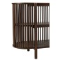 Consolle a 2 livelli in legno marrone 160x38x75 cm Consolle a 2 livelli in legno marrone 160x38x75 cm