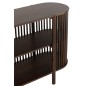 Consolle a 2 livelli in legno marrone 160x38x75 cm Consolle a 2 livelli in legno marrone 160x38x75 cm