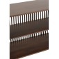 Consolle a 2 livelli in legno marrone 160x38x75 cm Consolle a 2 livelli in legno marrone 160x38x75 cm