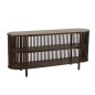 Consolle a 2 livelli in legno marrone 160x38x75 cm Consolle a 2 livelli in legno marrone 160x38x75 cm