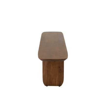 Panca in legno di acacia marrone 190x40x45 cm