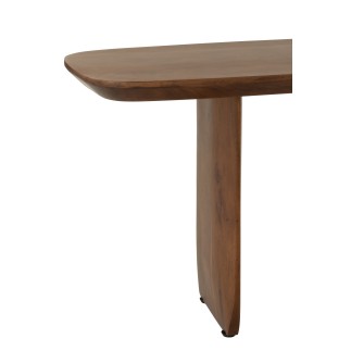 Panca in legno di acacia marrone 190x40x45 cm