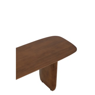 Panca in legno di acacia marrone 190x40x45 cm