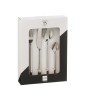 Set de 24 couverts en acier inoxydable argent brillant Set de 24 couverts en acier inoxydable argent brillant