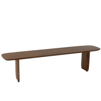 Panca in legno di acacia marrone 190x40x45 cm