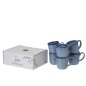 Caneca de cerâmica azul 9x9x10,4 cm Caneca de cerâmica azul 9x9x10,4 cm