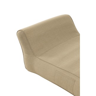 Colchón de polipropileno beige 160x82x50 cm