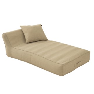 Colchón de polipropileno beige 160x82x50 cm