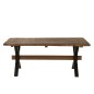Tavolo invecchiato in legno marrone 180x89x76 cm Tavolo invecchiato in legno marrone 180x89x76 cm
