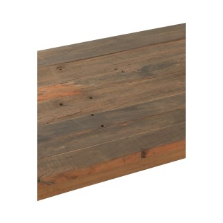 Tavolo invecchiato in legno marrone 180x89x76 cm