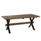 Tavolo invecchiato in legno marrone 180x89x76 cm Tavolo invecchiato in legno marrone 180x89x76 cm