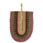 Éventail décoratif en bois multicouleur 48x30x2 cm Éventail décoratif en bois multicouleur 48x30x2 cm