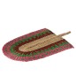 Éventail décoratif en bois multicouleur 48x30x2 cm Éventail décoratif en bois multicouleur 48x30x2 cm
