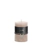 Candela cilindrica 48H grigia 7x7x10 cm Candela cilindrica 48H grigia 7x7x10 cm