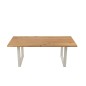 Patas de mesa de metal blanco 86x10x13 cm Patas de mesa de metal blanco 86x10x13 cm