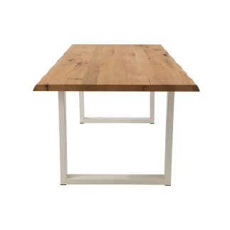Patas de mesa de metal blanco 86x10x13 cm