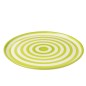 Assiette plate en céramique vert clair 34x34x2.5 cm