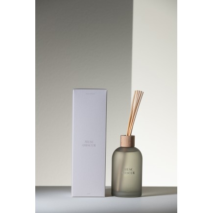 Difusor de esencias «Musc Obscur» 250ml en vidrio 7.5x7.5x27.5 cm