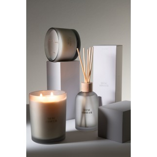 Diffuseur d’accords essentiels 250ml en verre 7.5x7.5x27.5 cm