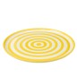 Piatto piano in ceramica gialla 34x34x2,5 cm Piatto piano in ceramica gialla 34x34x2,5 cm