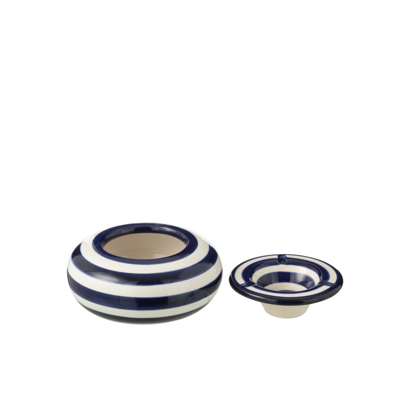 Posacenere in ceramica blu navy 14x14x7 cm Posacenere in ceramica blu navy 14x14x7 cm
