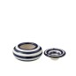 Posacenere in ceramica blu navy 14x14x7 cm Posacenere in ceramica blu navy 14x14x7 cm