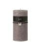 Candela cilindrica grigia scuro L10*l10*H20cm Candela cilindrica grigia scuro L10*l10*H20cm