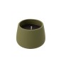 Bougie extérieure 31H en ciment vert 18x18x13.5 cm Bougie extérieure 31H en ciment vert 18x18x13.5 cm
