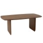 Table à manger en bois d'acacia marron 190x100x76.2 cm Table à manger en bois d'acacia marron 190x100x76.2 cm