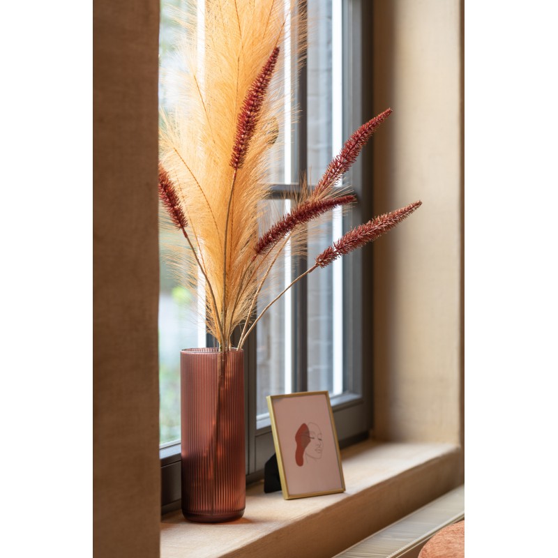 Branche de plumeau en plastique orange 20x6x160 cm Branche de plumeau en plastique orange 20x6x160 cm