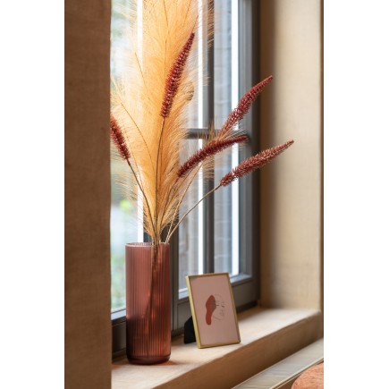 Branche de plumeau en plastique orange 20x6x160 cm
