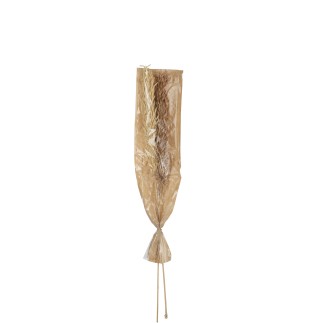 Récolte décoration en roseau naturel 21x2x95 cm