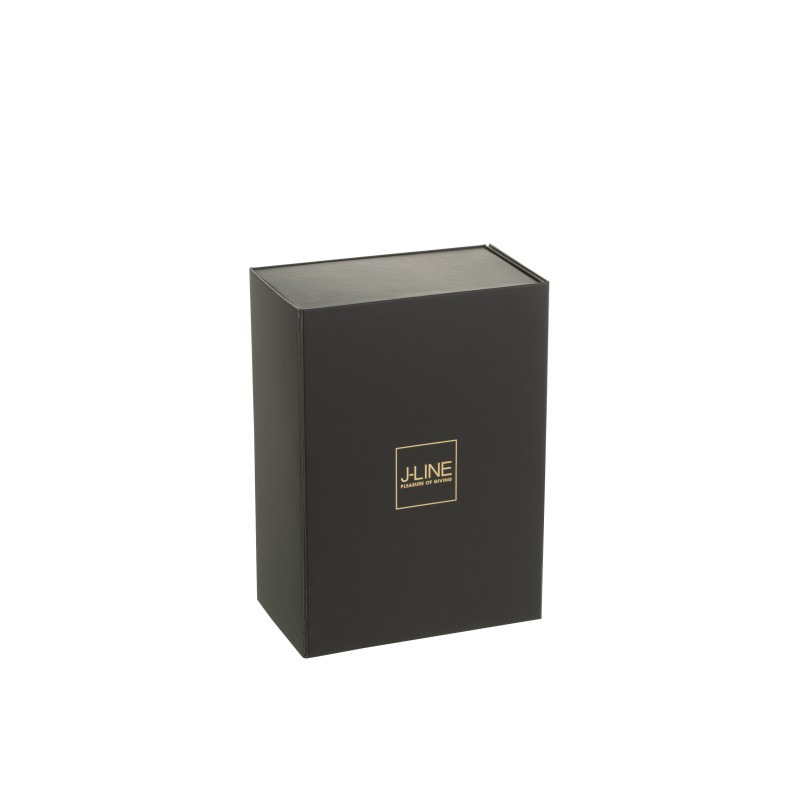 Coffret cadeau en Papier Noir 28x20x12cm Coffret cadeau en Papier Noir 28x20x12cm