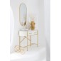 Miroir ovale en verre or 50x100 cm Miroir ovale en verre or 50x100 cm