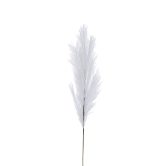 rama de plumero de plástico blanco 18x6x135 cm