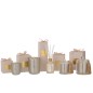 Aceite perfumado Merci en parafina beige 7x7x25 cm Aceite perfumado Merci en parafina beige 7x7x25 cm