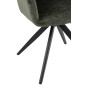 Sedia in metallo verde 58x56,5x85 cm