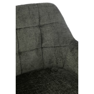 Cadeira de metal verde 58x56,5x85 cm