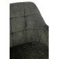 Cadeira de metal verde 58x56,5x85 cm