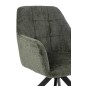 Sedia in metallo verde 58x56,5x85 cm