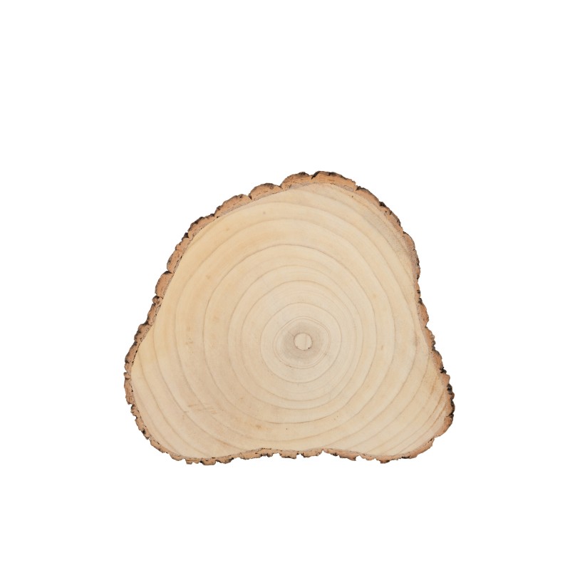 Tronco de madera de paulownia natural 40 x 34,5 x 3 cm Tronco de madera de paulownia natural 40 x 34,5 x 3 cm