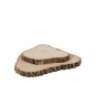 Tronco de madeira natural de paulownia 40x34,5x3 cm